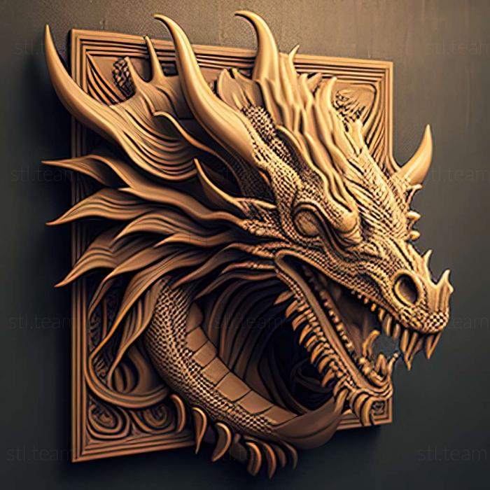 3D model dragon stl (STL)